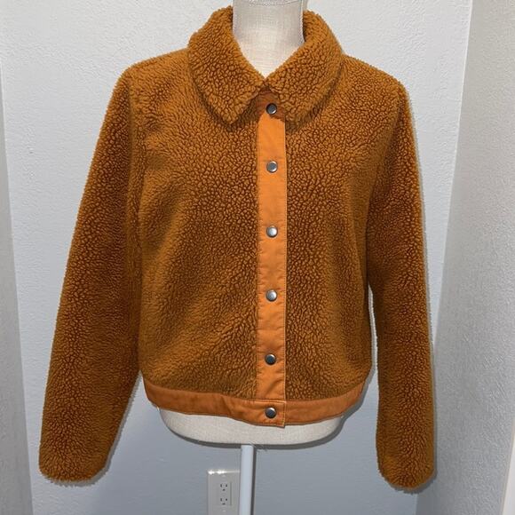 Madewell Sherpa Portland Jacket - Size L - Picture 1 of 11